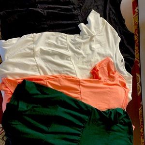 Set of 4 Sz Small Short Sleeve Babydoll Tops